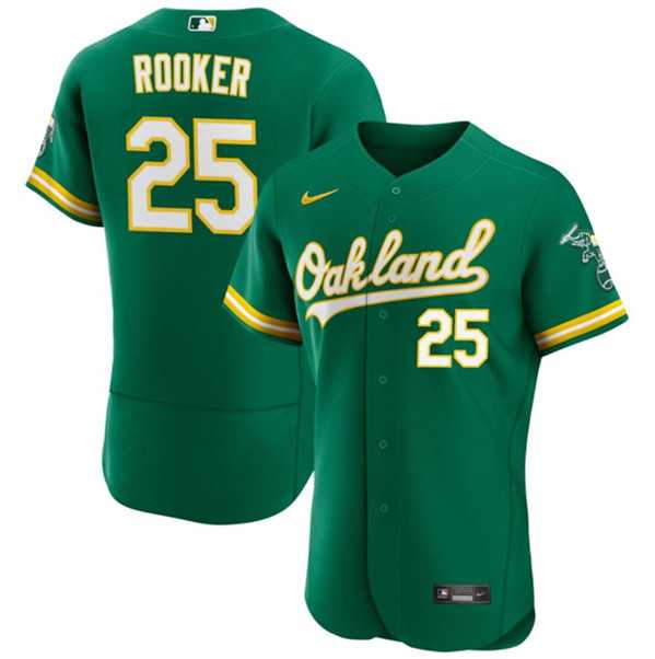 Men's Oakland Athletics #25 Brent Rooker Green Flex Base Stitched Jersey Dzhi,We sell and wholesale Men's Oakland Athletics #25 Brent Rooker Green Flex Base Stitched Jersey Dzhi on line form chian!